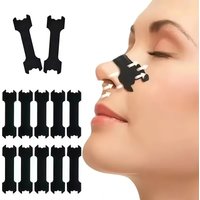 10/20/30PCS Black Nose Strips Extra Strength Nasal Strips Better Sleeping Non-Invasive Anti Snoring Strips for Adult and Child