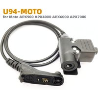 Military U94 PTT Adapter Tactical Headset 7.0mm Push to Talk Connector for Motorola Radio APX900 APX4000 APX6000 APX7000 APX8000