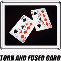 Shin Lim Torn and Fused Card Magic Tricks Magician Close Up Street Illusions Gimmicks Mentalism Props Torned Card Fusion Magia