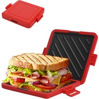 2026 Kitchen Essential Microwave Sandwich Maker, Non-Stick Food Grade Tray, Simple Fast Cooking, Adjustable Power & Time, Suitab