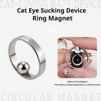 Dual-Ended Tool for French Cat Eye Ring-shaped Cat-Eye Nail Magnet for Cat-Eye Gel Nail Polish Manicure Tool DIY