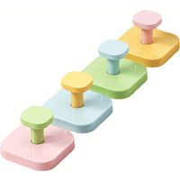 Dopamine Suction Cup Hooks - Back-of-door Hooks - Strong Adhesive, Seamless Hooks - No-drilling Bathroom Wall Storage Hooks