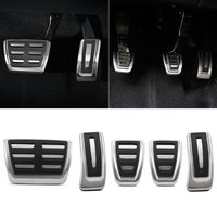 Pédale de frein à gaz en acier inoxydable, pour Seat Ibiza 6K 6L 6J Skoda Fabia I II Polo 9N 6R Bora Golf MK4