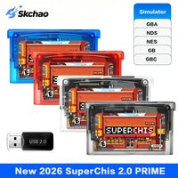2026 SuperChis 2.0 Prime Game FlashCart SuperFW 0.2 Version for GBA/NDS/GBA SP/GBA Player SDRAM Powered SuperFW NOR Flash Cart