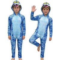 2026 Anime Movie For Adult Kids Snake Gary Cosplay Costume Bodysuit Serpentine Jumpsuit Halloween Party Performance Disguise