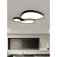 Living room lamp ceiling lights bedroom dining room lamps simple nordic modern black white LED lamp home decorative lamp