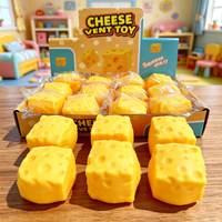 New Needoh Squishy Square Cheese Squeeze Toys Slow Rebound Stress Relief Sensory Toy Soft Butter Cheese Party Toy