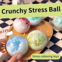 Squeeze Stress Relief Ball Toy Cream Ice Stick Handmade Ribbon Stress Ball Squishy Fidget Toy