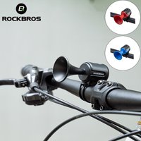 ROCKBROS Bike Bell Electronic Horn Volume Electric Bell IPX4 Speaker Alarm Ring Stretch Lightweight Mount Cycling Bell