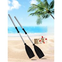 Thickened Aluminum Alloy Fishing Raft Double Head Paddle Boat Kayak Canoe Inflatable Boat Whitewater Rafting Punting Oar