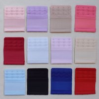 2 Pcs Women Bra Extension Strap Extenders 3 Rows 4 Buckles Elastic Bra Extender Hook Clip Adjustable Belt Buckle Bra Accessories