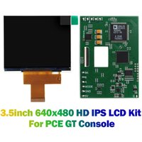 3.5" IPS LCD For PCE GT 640x480 HD RGB Board Hight Light For PC Engine GT Console With OSD Menu RGBS Board