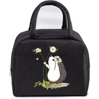 Bento Thermal Bag Dandelion Hedgehog Cartoon Print Women Insulation Portable Pouch Food Picnic Fresh Cooler Lunch Bag for Kids