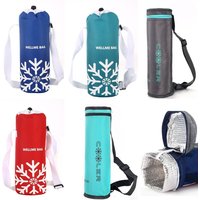 Portable Waterproof Thermal Insulated Bottle Cover Cooler Bags Collapsible Outdoor Sports Travel Insulated Water Bottle Warmer
