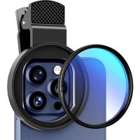 52MM Circular Universal Polarizer Camera Lens Clip Portable CPL Filter Kit Professional Phone Camera Lens For iPhone 16 15 14 13