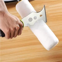 Paint scraper, wallpaper can opener, paint roller, cleaning tools, Multifunctional stainless steel dough cutter, home DIY tools