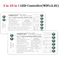 *Miboxer (WIFI+2.4G)2 in 1/5 in 1 LED Controller for Single Color Dual White RGB RGBW RGB+CCT Smart LED lignt