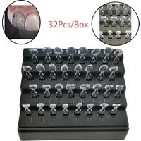 32pcs/set Dental Mould Kit For Composite Resin Veneers Light Cure Filling Anterior Front Teeth Tooth Whitening Dental Tools