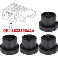 4X Engine Cover Buffer Rubber Mount Grommet Bush Bump Stop Cushion 68238086AA For Jeep Dodge Chrysler Ram 2014-2021 Accessories