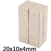 20x10x4mm Super Strong Square Magnet 20x10x4mm For Home Refrigerators, Offices DIY 20x10x4mm