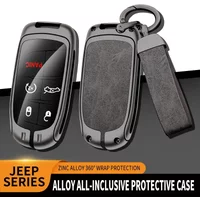 Zinc Alloy Car Key Case For Jeep Grand Cherokee LIMITED Remote Control Protector LIMITED Logo For JEEP Car Key Cover Accessories