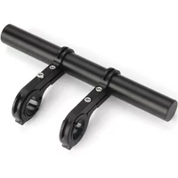 AliExpress NONE Bicycle Handlebar Extended Bracket Bike Mount Bar Computer Holder Support Rack Alloy Stand Double Frame Bicycle Clip