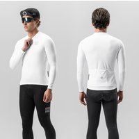 ROCKBROS Cycling Jersey Breathable Sweat-Wicking Quick Dry Bike Shirts Half-Zip Long Sleeve Lightweight Cycling Top with Pockets