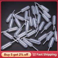 50pcs/LOT 4ml Plastic Squeeze Transfer Pipettes Dropper Disposable Pipettes