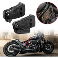 Motorcycle Light Black Left & right Battery Side Cover Fairing For Harley M8 Softail FXFB FXFBS FAT BOB Sport Glide 2018-2022