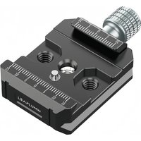 Lanxire Arca-Swiss Schnellspanner Aluminium, 1/4"-3/8" Doppelgewinde, Schwerlast-Stativplatte für DJI Ronin S/SC (Schwarz)