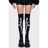 Fashion Y2k Style Gothic Women long socks Y2k punk printing long socks Retro Cute printing Women socks 2000s Emo girls Cool girl
