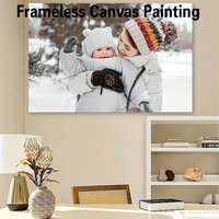 1pc Frameless Personalize Custom Photo family photo Wall Art Prints Poster Decoratie Woonkamer Cuadros Abstractos Modernos