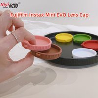 Camera Lens Cap for Fujifilm Instax MINI EVO miniEVO Camera Silicone Cover Lens Protector Cute Cartoon Front Cap