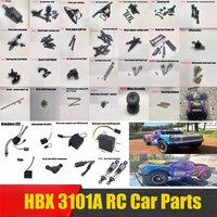 HBX 3101A RC Car Parts Motor ESC Receiver CVD Differential Chassis Servo Pull Rod Steering Cup Drive Shaft Tire Anti-collision