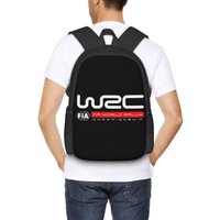 World Rally Championship WRC Student Backpack School Bag Hiking Travel Daypack for Boys Girls Fashion Bookbag Shoulder Bags
