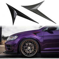 For Volkswagen VW Golf 5 6 7 Polo MK5 MK6 MK7 GTI Car Fender Side Air Flow Outlet Vent Decoration Sticker Trim Cover Decal
