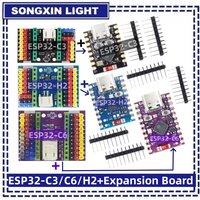 SAMIROB WiFi Bluetooth ESP32 C3 S3 H2 C6 SuperMini Board IoT Development Kit Compatible with MicroPython Programming