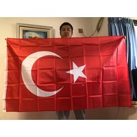 SKY FLAG TURKEY FLAG 90x150cm tur tr turkey FLAGS TURKISH 3x5fts Hanging National flag Turkey Home Decoration country flag