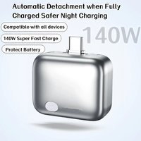 140W Fast Charger Phone Adapter Physical Full Charge Disconnector Automatically Cuts Power Ejects Phone When Fully Charged