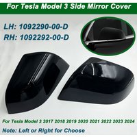 1092290-00-D 1092292-00-D Side Rear View Mirror Cover For Model 3 2017 2018 2019 2020 2021 2022 2023 2024 109229000D 109229200D