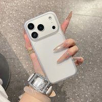 0.2 MM Ultra Thin Soft Matte Case For iPhone 17 16 15 14 13 12 11 Pro Max Plus Silicone TPU Transparent Cover Clear Matte Case