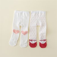 Lawadka 2piece/set Infant Baby Girl Tights Spring Casual Newborn Pantyhose for Girls Cotton Print Knitted Girls Stockings 0-12M
