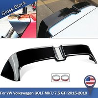 Rear Spoiler Wing Trunk Lip for Volkswagen Golf 7 MK7 MK7.5 GTI R Hatchback 3-Door 5-Door 2014 2015 2016 2017-2020 Gloss Black