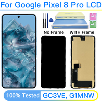 6.7" TFT Display For Google Pixel8 Pro LCD Display Touch Screen Digitizer Assembly For Google Pixel 8 Pro 8Pro Display Frame