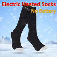 Winter Heated Socks (No Battery) USB Heating Socks for Men Women Thermal Outdoor Sport Socks for Camping Hiking Foot Warmers