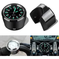 AliExpress NONE Aluminum Quartz Watch Luminous Clock Handlebar Mount for Motorcycle Scooter Bicycle Handlebar Waterproof Time Display Universal