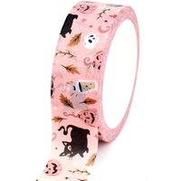 2023 NEW 1X 10M Decorative Happy Halloween Cats Pumpkins Leaves Washi Tape for Planner Masking Tape Kawaii Papeleria