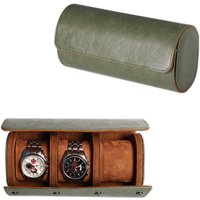 Watch Roll Travel Case 1/2/3-Slot Portable Vintage Leather Watch Display Case Storage Box Watch Organizers Men Christmas Gift