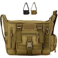 14 Inch Laptop Shoulder Bag Men Sports Bags Man Tactical Single Backpack Men's A4 Document Molle Messenger Bag