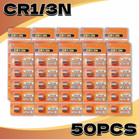 3V 170mAh Lithium Button Cell Battery Replacement for CR1/3N DL-1/3N, High Power for M6 M7 Camera Laser Sight Dog Collar